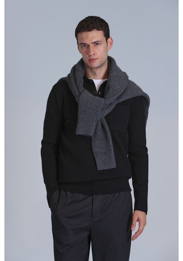 Lufian Rıver Erkek Kazak Siyah Siyah 112090142100100 Siyah