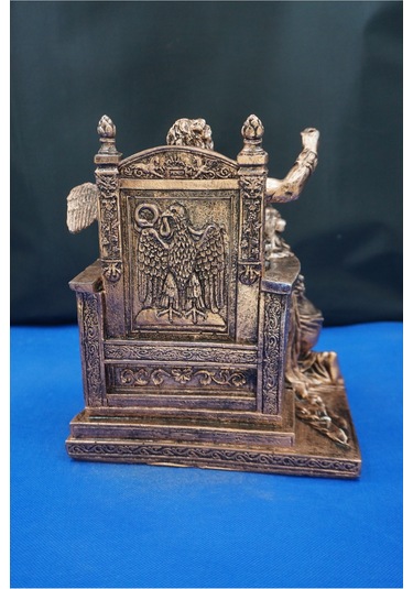 Zeus Ve Hera Mitolojik Heykel 30 Cm Dekoratif Biblo, Ev & Ofis Hediyelik Aksesuar Bakır