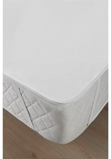 Divanev Sıvı Geçirmez Bebe Alez 70x110 Cm Pamuk Yatak Koruyucu Beyaz