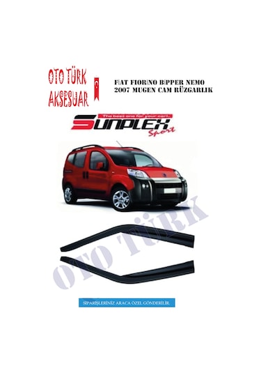 Citroen Nemo Mugen Cam Rüzgarlığı Ön 2Li Sunplex A Kalite