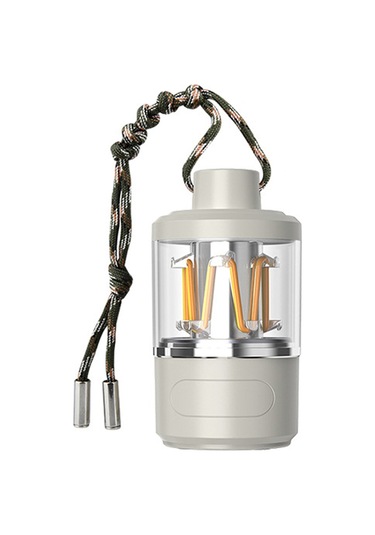 Teltree Taşınabilir Led Kamp Lambası, Usb Şarjlı, Ayarlanabilir Parlaklık, Çadır Ve Ev Kullanımı İçin Beyaz