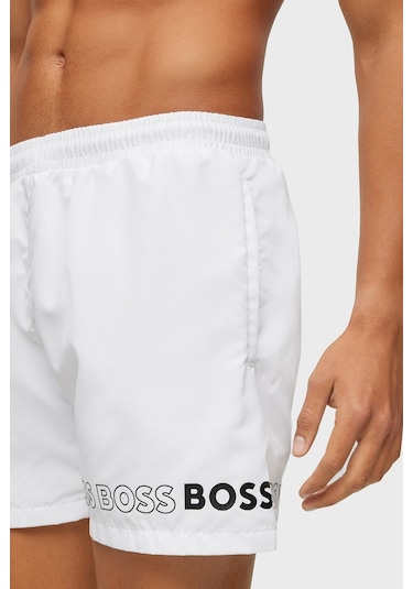 Boss Erkek Mayo Short 50469300 100 Beyaz