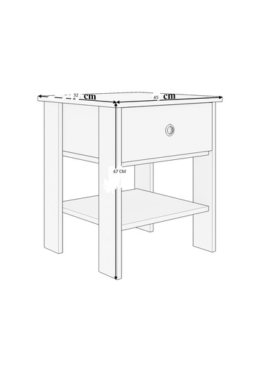 Saray Yatak Odası Komidini