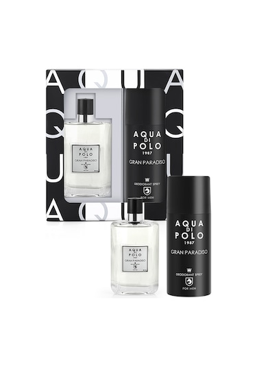 Aqua Di Polo 1987 APPXGR03EPD Gran Paradiso Erkek Parfüm ve Deodorant Seti