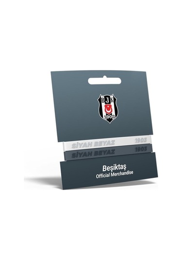 Beşiktaş 2'li Silikon Yetişkin Bileklik Kişiye Özel Kutu 001