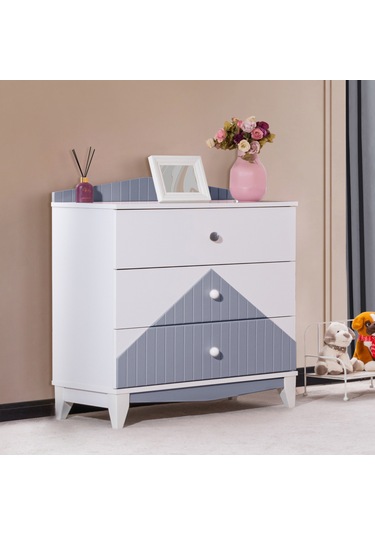 Bello Çocuk Odası Takımı, Bello Yavrulu Karyola, Fethiye 3 Kapaklı Dolap, Şifonyer - Gri Renkli Bello Çocuk Odası Takımı, Bello Yavrulu Karyola, Fethiye 3 Kapaklı Dolap, Şifonyer - Gri Renkli