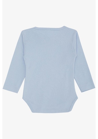Breeze Erkek Bebek Çıtçıtlı Zıbın Body Araba Baskılı 9 Ay-3 Yaş, Açık Mavi Açık Mavi
