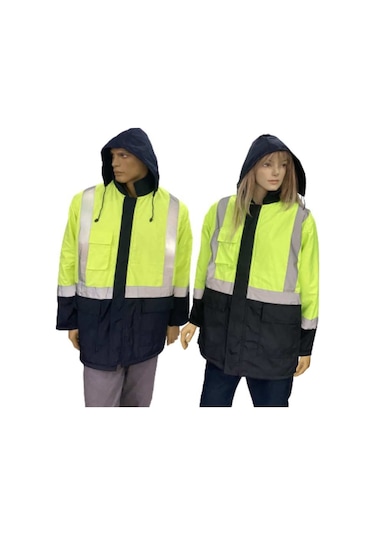 Reflektörlü Iş Güvenlik Montu-With Reflector Work Safety Jack...