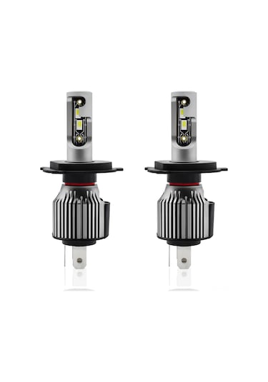 Xindoker Led Far Ampulü A6 H4/9003 120w 6500k 12000lm Ip68 Su Geçirmez 10-32v Uçak Alüminyum Çift Paket