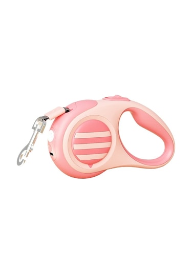 Soulader 5 Metre Otomatik Geri Çekmeli Köpek Tasması, Işıklı Gece Yürüyüşü Güvenlik Kayışı, Uzayabilir İpli Tasma, Evcil Hayvan Gezdirme Ürünü