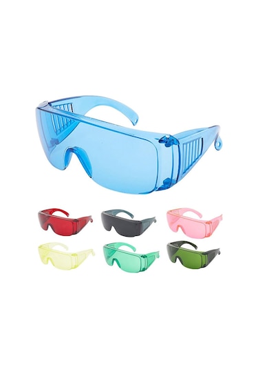 Yeşil Koruyucu Gözlükler Göz Tamamen Kapalı Lens Gözlükler Tek Kullanımlık Havalandırma Maskesi Buğu Önleyici Sıçrama Gözlükleri