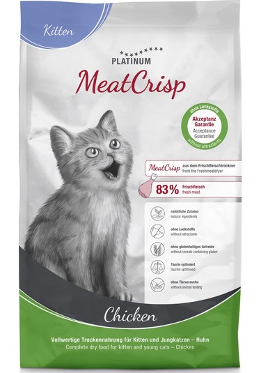 Platinum Meatcrisp Tavuklu Yavru Kedi Maması 3 Kg