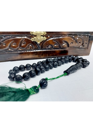 Soma Tesbih Miski Amber Balina Kusmuğu Küre Kesim Tesbih 10x10 27gr