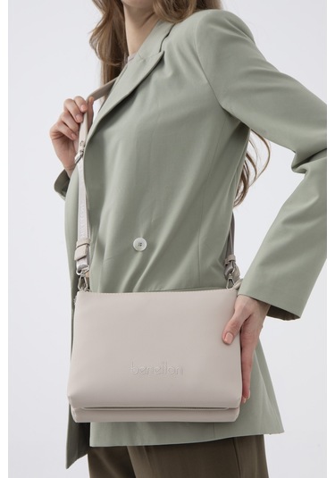 Bnt 1580 Çapraz Çanta Bej Bej