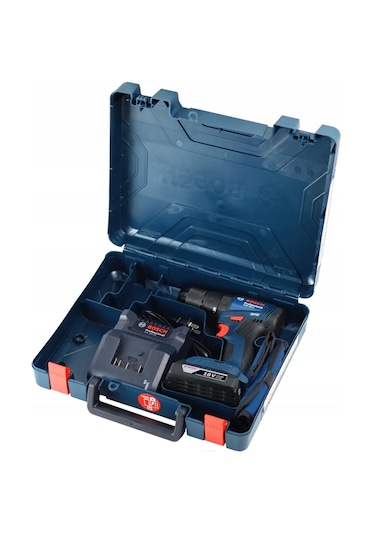 Bosch Professional GSB 185-Li 2.0 Ah Tek Akülü Kömürsüz Motor Darbeli Matkap + 23 Parça Aksesuar Set - 06019K3102