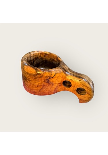 Ahşap El Oyması Kuksa Bardak