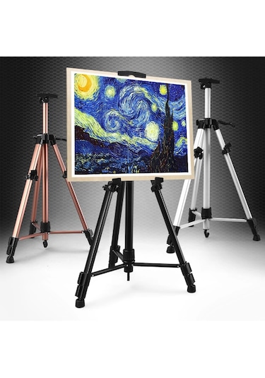 Yüksek Kaliteli Ayarlanabilir Tripod Boyama Şövale Standı