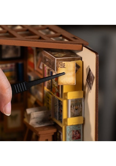 Rolife Sam's Study Library - Kendin Yap Minyatür Maket