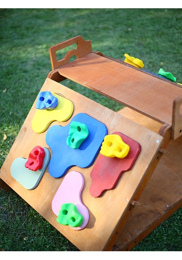 Mandu Ahşap Tırmanma Üçgeni Ahşap Rengi