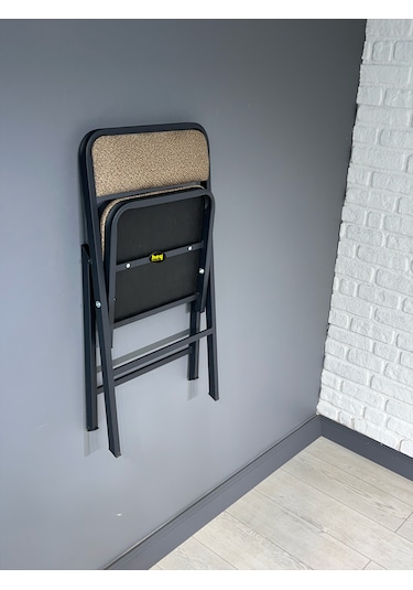 Hey 4'lü Katlanır Kamp Sandalyesi Piknik Sandalyesi Kahverengi