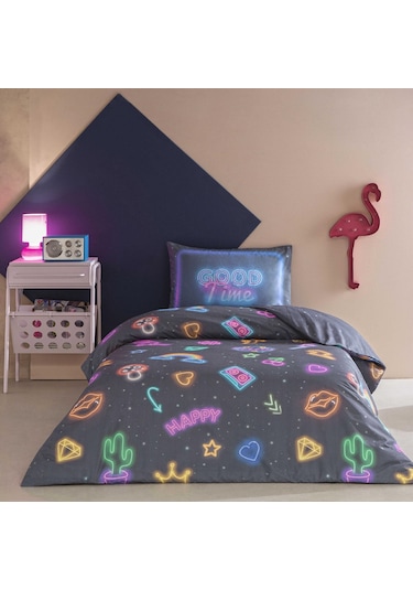 Taç Vibra Ranforce Tek Kişilik Nevresim Takımı Mor 000000001000051025 Mor