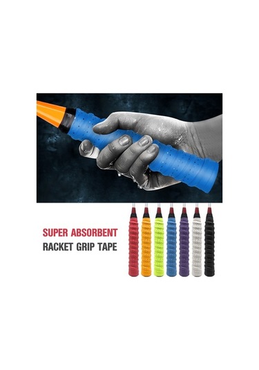 Flybuy 5 Adet Raket Tutma Bandı - Ter Emici, Kaymaz Eva Badminton/tenis Overgrip, Çeşitli Renkler
