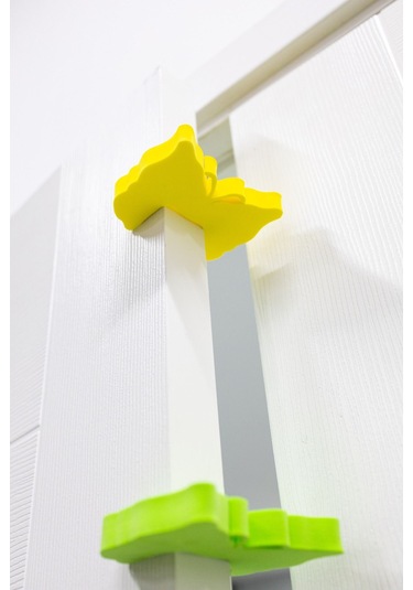 4 Adet Sünger Iz Bırakmaz Kapı Durdurucu Ev Yatak Odası, Pencere Dekoratif Çocuk Ve Bebek Güvenlik Çok Renkli