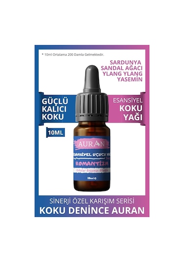 AURAN Romantizm- Afrodizyak Sinerji Karışım Esansiyel Uçucu Yağ