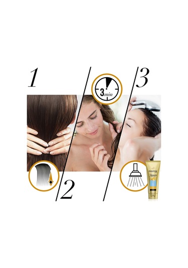 Pantene 3 Minute Miracle Nem Terapisi Saç Bakım Kremi 200 ML