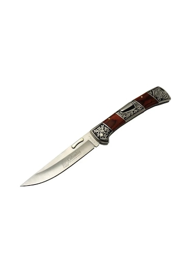 A 3159 A Kamp 24 Cm - İşlemeli Gül Ağacı Saplı, Kemerlikli