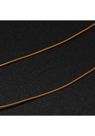 Reedark Karp Balıkçılığı İçin Dayanıklı Aramid Lider Tel 80lb/30kg , 1 Metre, Çiftlik Sarısı, Döndürücü İçeren, Kolay Montajlı