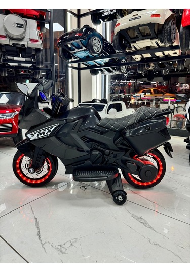 Öykü Bebek Dünyası Akülü Motor 2-8 Yaş Siyah