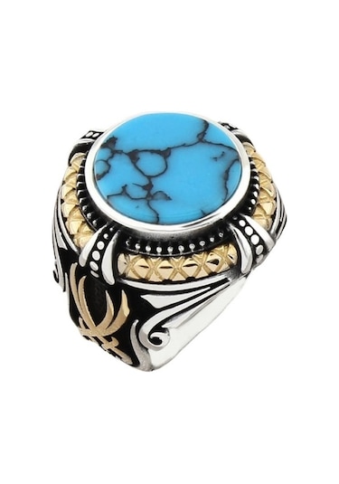 Taja Erkek Yüzük Gümüş 925 Ayar Yeni Model 5218