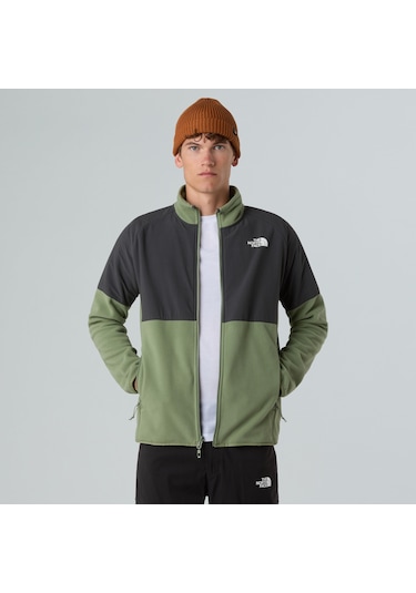 The North Face M Glacier Heavyweight Full Zip Erkek Polar-30521 Yeşil