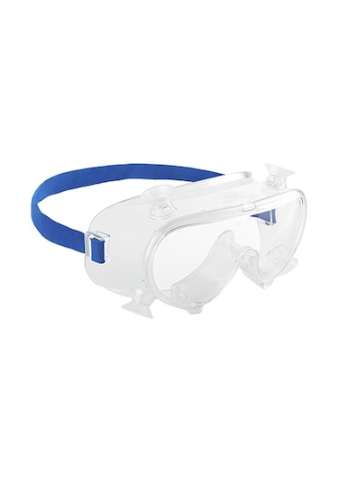 Tam Koruma Kapalı Şeffaf İş Güvenlik Tıbbi Atık Toplama Gözlüğü