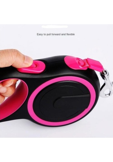 Soulader Otomatik Geri Saran Köpek Tasması, Büyük Irk Orta Küçük Boy Evcil Hayvan Gezdirme İpi