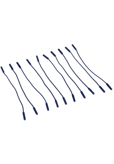 Homyl 10 Parça Fermuar Çekme Etiketleri Kordon Uzatma Zip Mavi Mavi