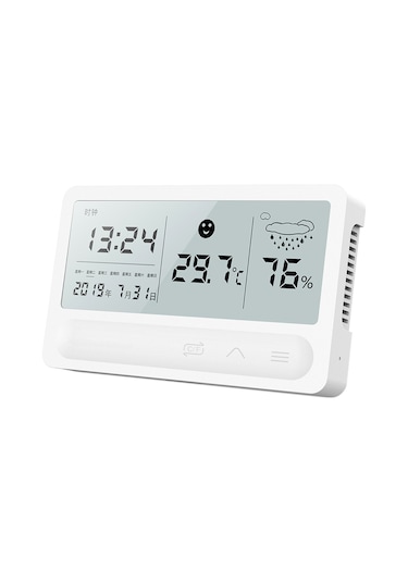 Gajeena Büyük Lcd Ekranlı Dijital Termometre Ve Nem Ölçer - İç/dış Ortam Sıcaklık Ve Nem Göstergesi