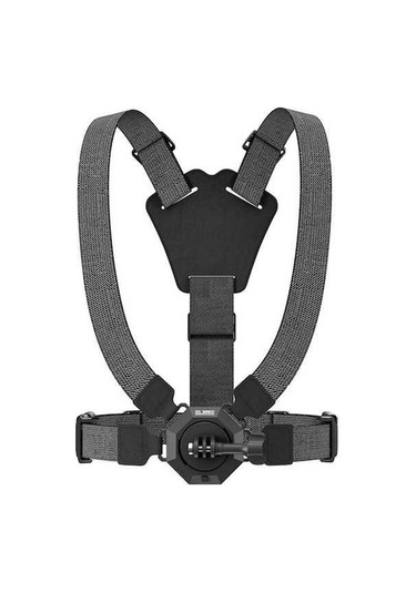 Novahub Geeksen Hızlı Ayrılabilir Manyetik Göğüs Kayışı - Gopro İçin Uyumlu Siyah Güçlü Sıkma Sayfası Siyah