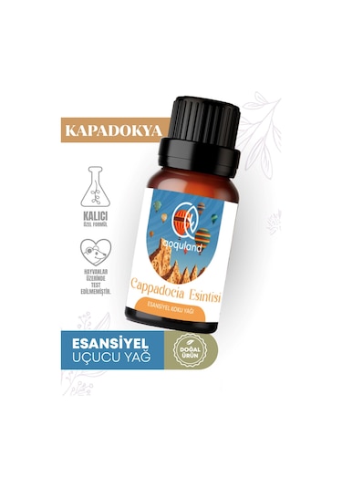 Qoquland Kapadokya Gül Uçucu Yağ Buhurdanlık Esansı Oda Kokusu 10 ML