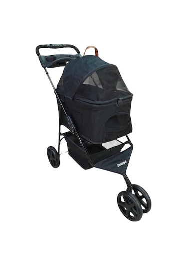 Zampa Venüs Kedi Ve Köpek Arabası Siyah 50x80x90 Cm