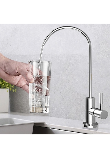 Su Arıtma Cihazı Ss304 Paslanmaz Fırçalanmış Lüks Musluk