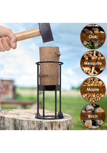 Sones Cross Yakacak Odun Parçalayıcı Karbon Çelik Kesici Kafa İle Manuel Kütük Parçalayıcı, Model: Orta