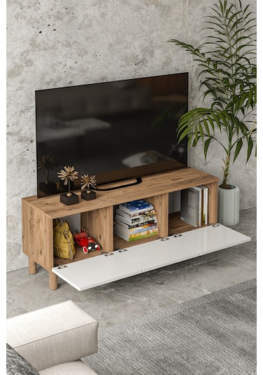 Bohem 135 Cm Tv Ünitesi Mdf Kapak Beyaz