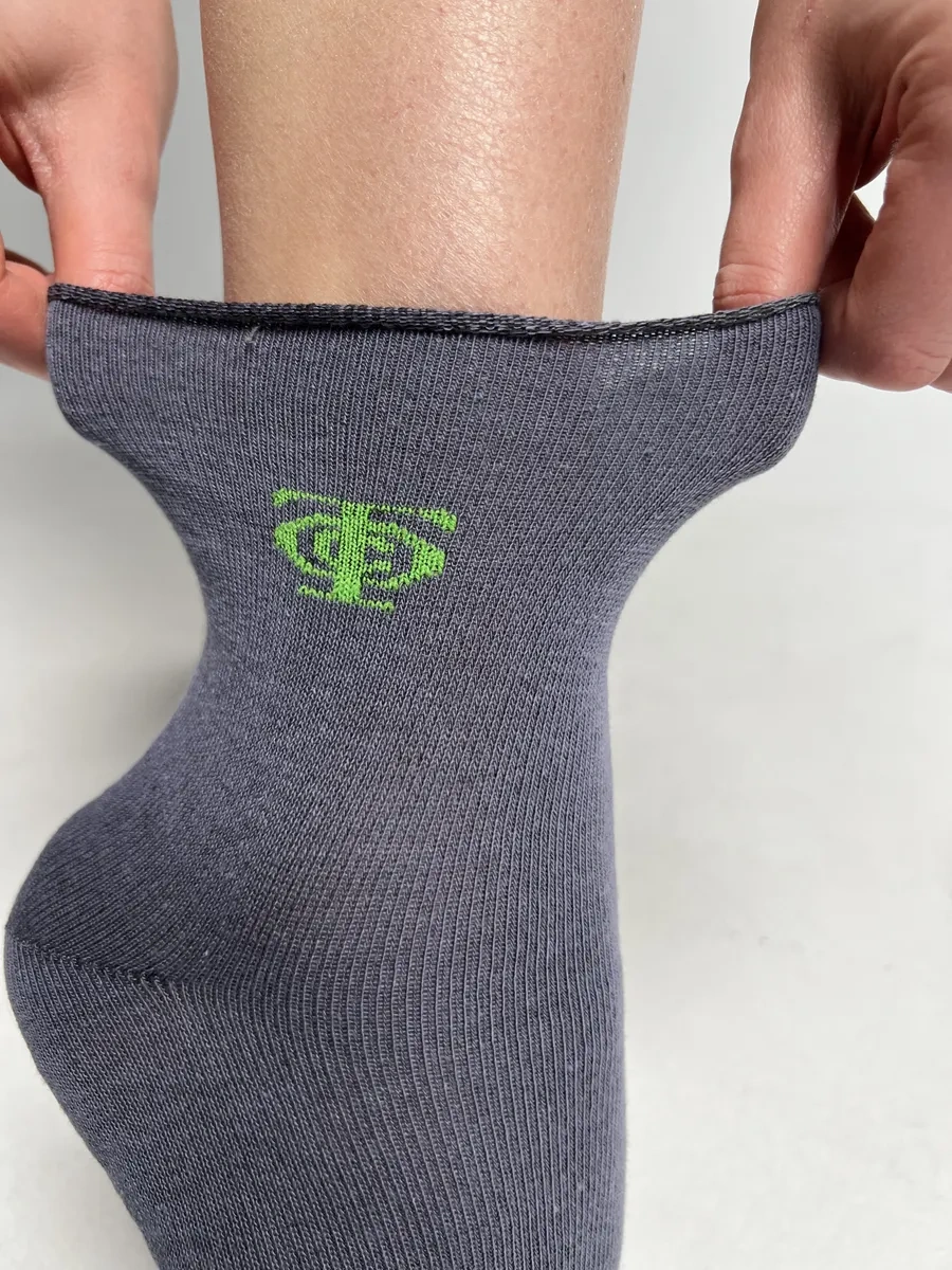 Ost Lastiksiz Çorap Seti 5 Çift Medikal Diyabetik 207157141 Koyu Gri