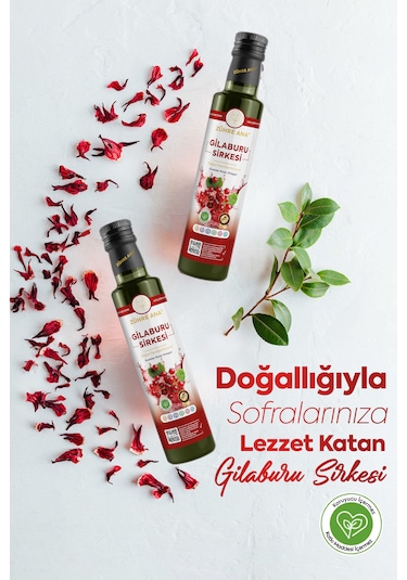 Gilaburu Sirkesi Doğal Fermantasyon Guelder Rose Vinegar 500 Ml