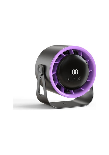 Çok Fonksiyonlu Tavan Vantilatörü, 4 Hızlı Masa Vantilatörü Gri