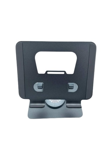 Tablet Standı 360 Derece Metal Çok Fonsiyonlu - Füme Senalstore