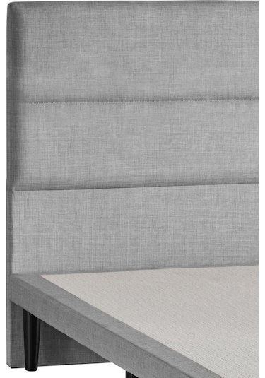 Niron Slim Baza Ve Başlık Takımı - 80x180 Tek Kişilik Kumaş Kaplı Metal Karyola Ve Başlık Seti