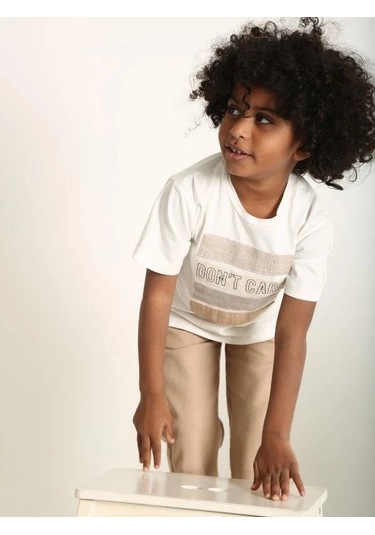 Nanica Kids Erkek Çocuk Gabardin Pantolon-15719 Camel